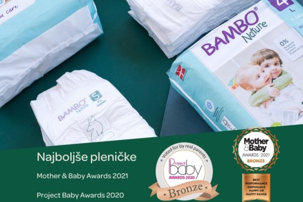 Pleničke Bambo Nature &ndash; najbolj&scaron;e pleničke za enkratno uporabo v letu 2021 v Angliji