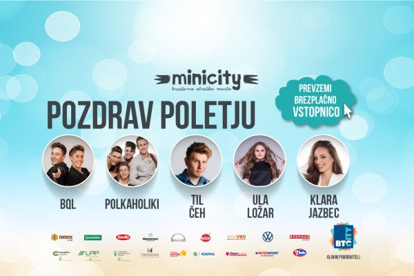 Dogodek Pozdrav poletju z Minicityjem